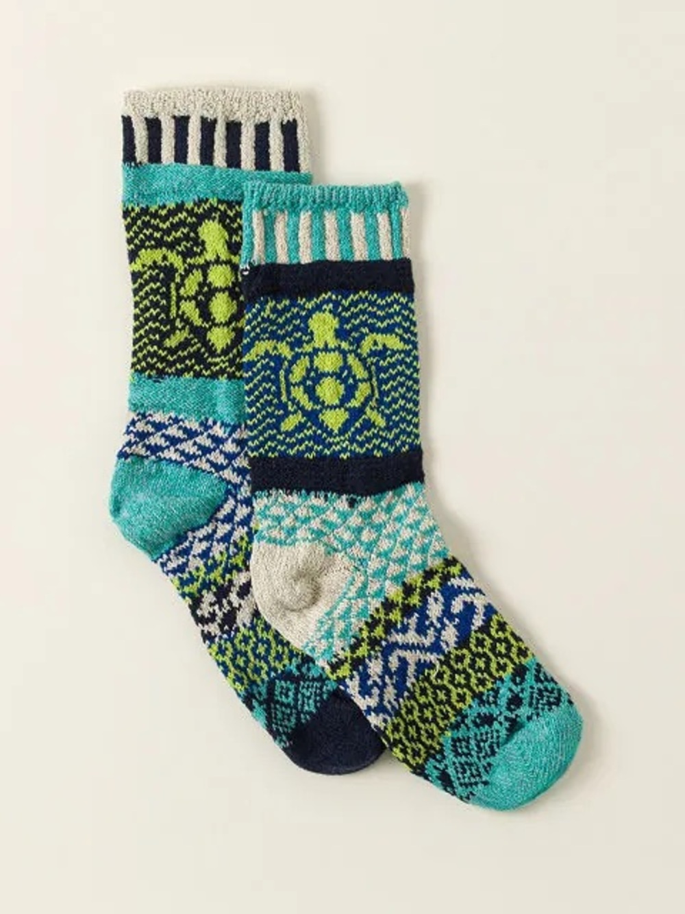 Cozy Critter Crew Socks — Animal Lover Gift, Ocean - Small
